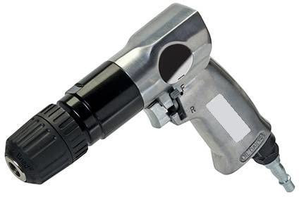 Taladro neumatico reversible 10mm con cierra rapido portabrocas 1800 rpm