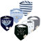 Minizone Baby Halstücher 6er Pack, Super Weich und Absorbiert Dreieckstuch Sabberlätzchen Baby mit Baumwolle Bandana für Jungen, Papa Mama