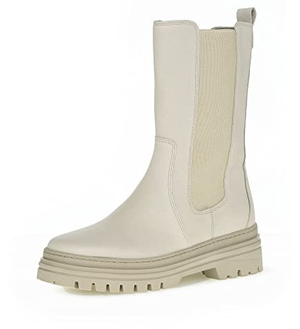 Gabor Damen Chelsea Boots, Frauen Stiefeletten,Wechselfußbett,Best Fitting,Winterstiefeletten,Winterschuhe,Stiefel,Panna (Panna),40.5 EU / 7 UK