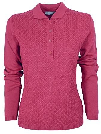ELISABETTA B. Polo Donna Lana Art. 875 Colore Fucsia 06 Taglia 46