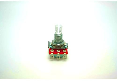 Alpha Taiwan Potentiometer B50K 50K linear mit langer Achse mit zentraler Stopp für Bässe und E-Gitarren mit aktiven Tonabnehmern