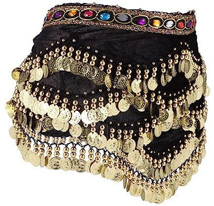 GALPADA 1 STK Tanzschals Hüftwickel Für Bauchtanz Hüfttuch Für Lateinamerikanischen Tanz Boho-gürtel Kurzer Strampler Für Damen Kleidergürtel Für Damen Pole Fitness Rock Eingebaut