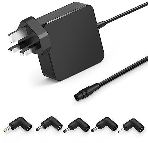 65W Universal Asus AC Adapter for Asus Laptop Charger, Asus VivoBook 15, ZenBook Chromebook, Transformer with 5 Tips,works with 45w 33w