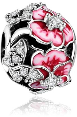 Jokmeo 925er Sterlingsilber Charms für Armbänder Charms Anhänger Kompatibel mit Pandora-Armbänder, Charm Bead Pendant Geschenk für Frauen Mädche