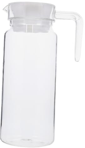 Alipis transparenter Saftkrug Wasserkaraffen aus Acryl Heißwasserkrug Wasserkocher kühlwasserbehälter Teekanne Flasche zum Servieren von Getränken transparenter Getränkekrug