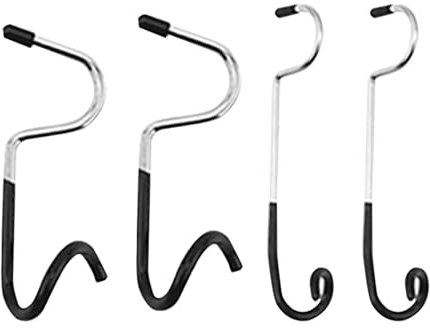 Opilroyn Camping-Lichthaken, Lampenständer-Aufhänger, 4 Stück Edelstahlhaken für Laterne, Tragbarer, robuster Haken, Camping-Asthaken für Camping, Reisen