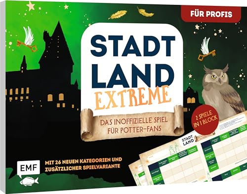 Edition Michael Fischer Stadt, Land, ... Das inoffizielle Spiel für Potter-Fans – Extreme, Yellow
