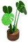 Yominerr Monstera-Untersetzer, rutschfeste Untersetzer, Monstera-Untersetzer-Set, Untersetzer mit Tropischen Blättern, Heimdekoration,
