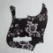 10 Loch J Bass Pickguard Bass Pickguard Scratch Plate for 4 String Fender USA/Mexican Jazz Bass Guitar Parts (9-3D Peony Flowe)