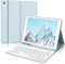 IVEOPPE Tastiera iPad 9 Generazione 10.2 2021, Cover iPad 9 Generazione con Tastiera, Custodia Tastiera Italiano Bluetooth staccabile per, iPad 8, ipad 7, iPad Air 3, iPad Pro 10.5, Blu cielo