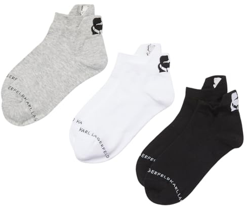 KARL LAGERFELD Herren K/Kameo Logo Sneaker Sock (3 Pack)
