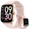 Yoever Smartwatch Damen mit Telefonfunktion - 1.85 Fitnessuhr Damen mit Herzfrequenz SpO2 Schlafmonitor, 110+ Sportmodi Schrittzähler Uhr, IP68 Wasserdicht Smart Watch für Android iOS
