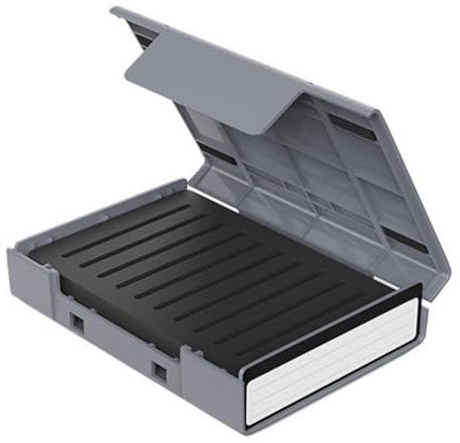 Protective Hard Drive Storage Case for 2.5/3.5 Solid Disk Container for Secure Office Travel