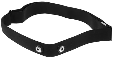 UKCOCO Correa Pectoral Para Monitor De Pecho Ajustable Banda Elástica Suave Negra Sensor Integrado Para Entrenamiento Fitness Deporte Cardio