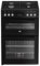 Beko Pro FTG6232TCK 60 cm Freestanding Gas Cooker with Gas Hob and Full-Width Grill – Black – Energy Efficient, Double Oven, Flame Safety Device, Easy Clean Enamel