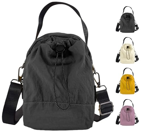LassZone Water Bottle Carrier Bag for Women Men Water Bottle Crossbody Sling Bag Water Bottle Holder Pouch with Adjustable Strap for Walking Hiking Travel