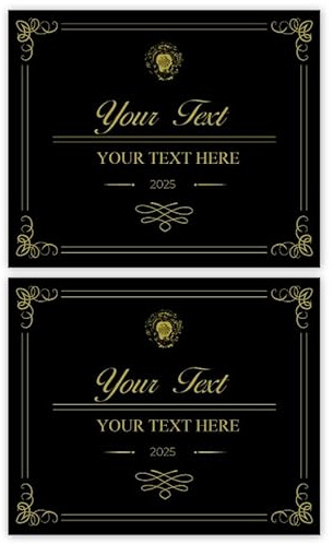 24 Personalisierte Etiketten für Sekt- und Champagnerflaschen. Selbstklebend, elegant und perfekt für Partys und besondere Anlässe