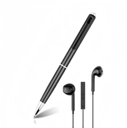 64GB Voice Recorder, Portable Recording Device with HD Audio, AI Intelligent Noise Reduction, Digital Voice Activated Recorder for Meetings Interviews Lectures