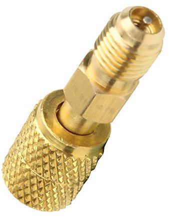 Adaptador R410A HVAC, R410A A C 1 4 Pulgadas ho SAE A 5 16 Pulgadas Hembra SAE Adaptador HVAC Conector de Manguera