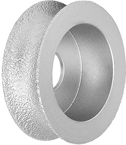 Bullnose Porcelain Bullnose Tool Inner Diameter 20Mm 7.3Cm Brazed Concave Abrasive Wheel For Stone Ceramic (Concave Grinding Wheel Height 2.0cm)