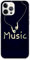 Mixroom - Cover Custodia Back Case in TPU Silicone Morbido per iPhone 15 Fantasia Musica e Cuffie N784
