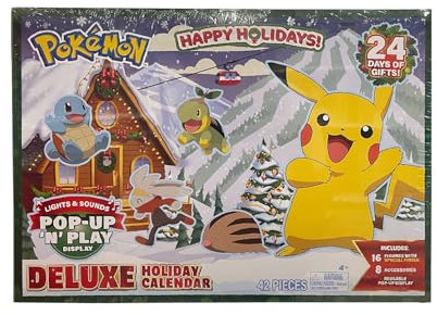 Pokémon Pop-Up N' Play Deluxe Holiday Adventskalender - 24 Geschenke
