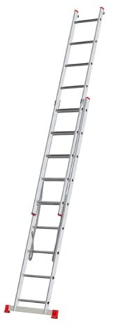 XTRA Echelle transformable en aluminium 2 plans 9 marches
