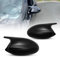 2 PCS Spiegelabdeckungen Kompatibel mit Rückspiegel Abdeckung 3er E90 E91 E92 E93 2004-2009 Seitenspiegelgehäuse Links und Recht E87 E81 E82 E88(Glanz Schwarz)