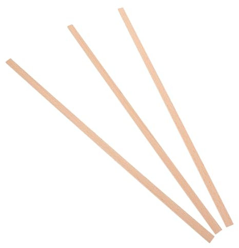 HOODANCOS 3 Stück Plankenmodell Stöcke zum Basteln Buchsbaum Dekorationen groß für holzarbeiten holzplatten Holzstäbe Handwerksmaterial Holzstäbchen Bastelstöcke aus Holz hölzern