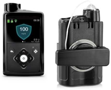 iGuerburn Insulinpumpen-Schutzhülle ausschließlich für Medtronic MiniMed 780G mit 360°-Drehgürtelclip - Ideales Zubehör für Diabetiker