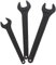 AUTSUPPL 3Pcs Open End Wrench Single Head Spanner Tools Chrome Vanadium Steel Durable Resistant for Easy