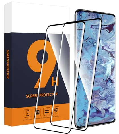 Carantee Schutzfolie für Panzerglas für OnePlus 8 Pro 5G Schutzglas, 3D-Oberflächenabdeckung, 9H Härte Frei von Kratzern Displayfolie, Blasenfrei, HD Klar OnePlus 8 Pro Displayschutzfolie (2 Stück)
