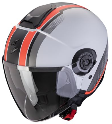 SCORPION EXO-CITY II VEL Matt Grey-Red XXL
