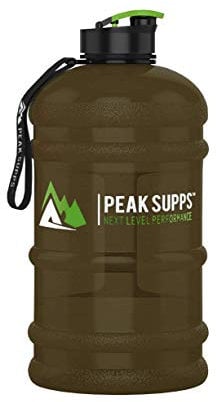 Peak Supps 2.2 Litre Water Bottle - With Easy Pop Cap Lid – BPA Free