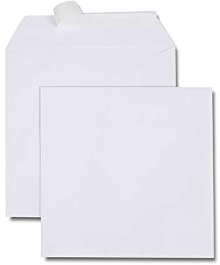 Briefumschläge, quadratisch, 220 x 220 cm, 120 g/m², Weiß, 500 Stück