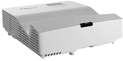 Optoma HD31UST Vidéoprojecteur DLP de salon FullHD Ultra courte focale très lumineux, 2 HDMI 1.4, pour la télévision et le Home Cinéma
