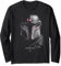 Star Wars The Mandalorian Big Face Poster Long Sleeve T-Shirt