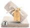 Liebenstein® [2er Set Premium Handtücher - in beige - 50x100 cm - Handtuch Set aus feinster Baumwolle mit 550 g/m² - außergewöhnlich weich und saugstark