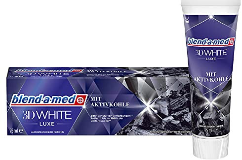 Blend a Med 3D White Luxe mit Aktivkohle-Zahnpasta, 75 ml