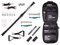 FREESIXD Schlingentrainer und Widerstandstrainer Set, Suspension Trainer für zu Hause an Wand und Türe, Widerstandsbändern, Fitnessstange & Tasche (TÜR + Wand Paket)
