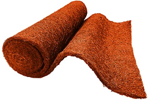 Pangolino Kokosmatte 𝟐𝐞𝐫 𝐒𝐞𝐭 𝐣𝐞 𝟏,𝟓 𝐦 𝐱 𝟎,𝟓 𝐦 aus Kokos Schutzmatte für Pflanzen – 800 g/m² beidseitig latexiert - 2er Set - je 1,5 m x 0,5 m – Farbe: 𝐎𝐫𝐚𝐧𝐠𝐞