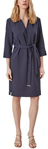 s.Oliver Damen 150.11.899.20.200.2105275 Kleid, 5959 blau, 42