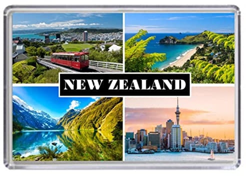 New Zealand Souvenir Acrylic Fridge Magnet (Standard: 70x45mm)