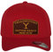 Yellowstone Offizielles Lizenzprodukt Flexfit Cap (Rot), Klein/Mittel