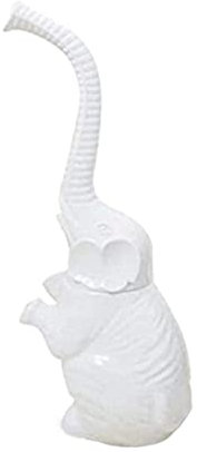 HALAHAI Toilet Brush and Holder Toilet Brushes For Bathroom With Ceramics Holder Creative Elephant Soft Bristled Toilet Brush Floor Standing Bathroom Brush Toilet Bowl Brush and Holder