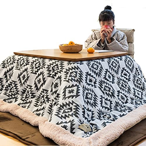 FIFOR Winter-Haushalts-Couchtisch, niedriger Tisch mit Heizung, Japanisches Ofentisch-Set, Heizgeräte im Winter, for Vier Jahreszeiten