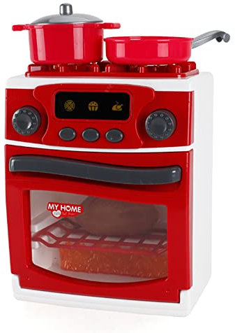 Katutude Children's Kitchen Toy, Kitchen Toy Kitchen Role Play Coffee Machine, Mixer, Mixer, Toaster, Crockery Children's Cooking Toy Gifts for Girls Boys