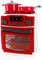 Katutude Children's Kitchen Toy, Kitchen Toy Kitchen Role Play Coffee Machine, Mixer, Mixer, Toaster, Crockery Children's Cooking Toy Gifts for Girls Boys