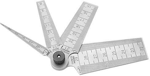 Gap Gage, Calibro Conico Spessimetro Saldatura in Acciaio Inossidabile Taper Spessimetro Righelli Strumento di Ispezione del Foro Calibri per Fori, Spessimetri Industriali
