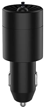 TOTMOX Désodorisant ionique pour voiture, purificateur d'air portable, purificateur ioniseur pour enlever les odeurs de voiture